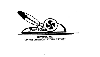 FOUR WINDS SERVICES, INC. "NATIVE AMERICAN INDIAN OWNED" logo