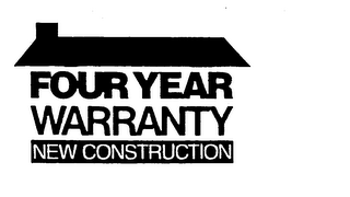 FOUR YEAR WARRANTY NEW CONSTRUCTION logo