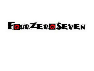 FOUR ZERO SEVEN CLOTHING logo