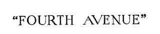 "FOURTH AVENUE" logo
