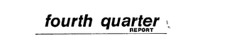 FOURTH QUARTER REPORT logo