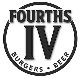 FOURTHS IV BURGERS BEER logo