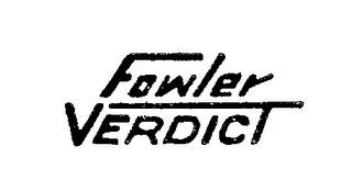 FOWLER VERDICT logo