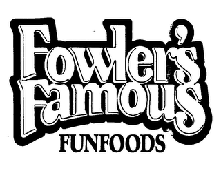 FOWLER'S FAMOUS FUNFOODS logo