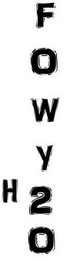 FOWY H20 logo
