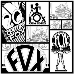 FOX 20TH CENTURY COMEDIES TWENTIETH INDEPENDENCE & STRENGTH logo