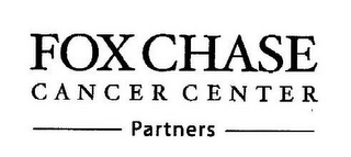 FOX CHASE CANCER CENTER PARTNERS logo