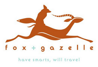 FOX + GAZELLE HAVE SMARTS, WILL TRAVEL logo