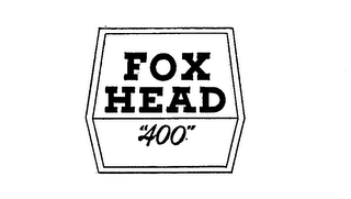 FOX HEAD "400" logo