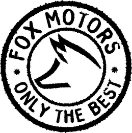 FOX MOTORS ONLY THE BEST logo