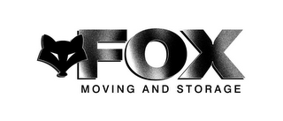 FOX MOVING AND STORAGE logo