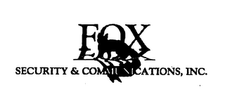 FOX SECURITY & COMMUNICATIONS, INC. logo