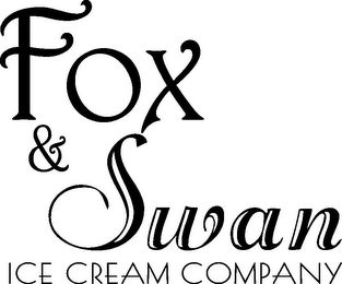 FOX & SWAN ICE CREAM COMPANY logo