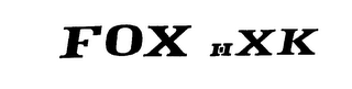 FOX XK logo