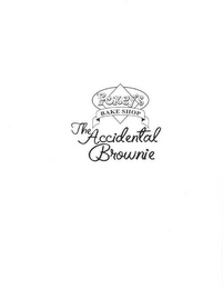 FOXEY'S BAKE SHOP THE ACCIDENTAL BROWNIE logo