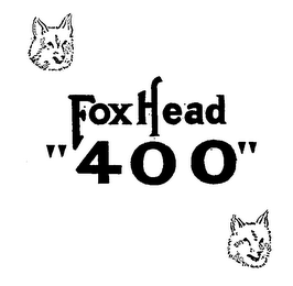FOXHEAD "400" logo