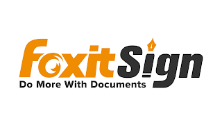 FOXIT SIGN DO MORE WITH DOCUMENTS logo