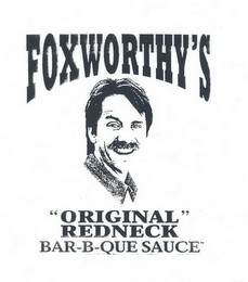 FOXWORTHY'S "ORIGINAL" REDNECK BAR-B-QUE SAUCE logo