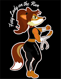 FOXY LADY ON THE RUN logo