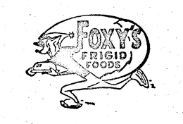 FOXY'S FRIGID FOODS logo