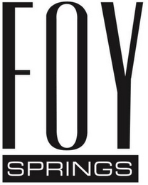FOY SPRINGS logo