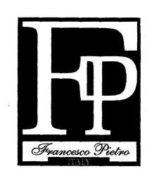 FP FRANCESCO PIETRO ITALY logo
