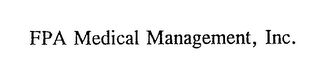 FPA MEDICAL MANAGEMENT, INC. logo