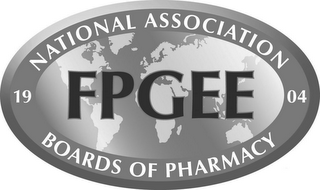 FPGEE 1904 NATIONAL ASSOCIATION BOARDS OF PHARMACY logo