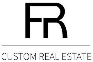 FR CUSTOM REAL ESTATE logo