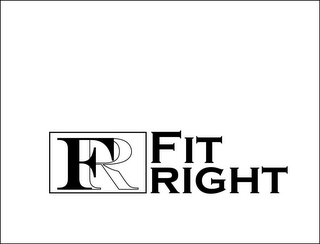 FR FIT RIGHT logo