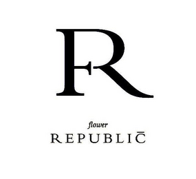 FR FLOWER REPUBLIC logo