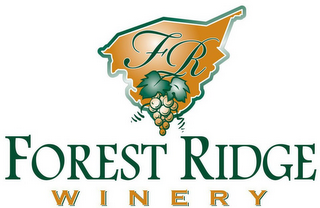 FR FOREST RIDGE WINERY logo