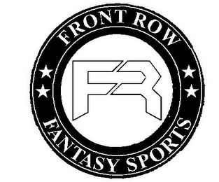 FR FRONT ROW FANTASY SPORTS logo