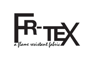 FR-TEX A FLAME RESISTANT FABRIC logo