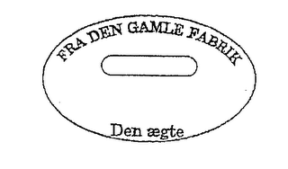 FRA DEN GAMLE FABRIK DEN AEGTE logo