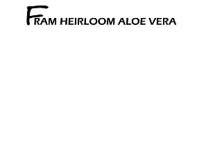 FRAM HEIRLOOM ALOE VERA logo