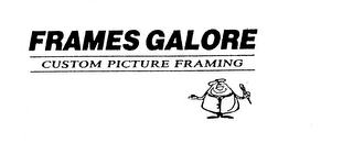 FRAMES GALORE CUSTOM PICTURE FRAMING logo