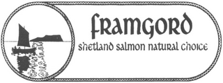 FRAMGORD SHETLAND SALMON NATURAL CHOICE logo