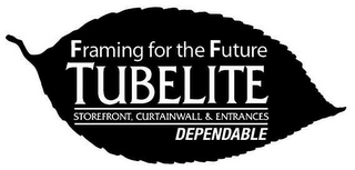 FRAMING FOR THE FUTURE TUBELITE STOREFRONT, CURTAINWALL & ENTRANCES DEPENDABLE logo