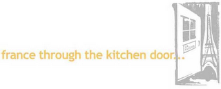 FRANCE THROUGH THE KITCHEN DOOR logo