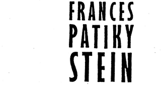 FRANCES PATIKY STEIN logo