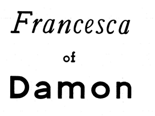 FRANCESCA OF DAMON logo
