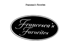 FRANCESCA'S FAVORITES logo