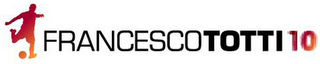 FRANCESCO TOTTI 10 logo