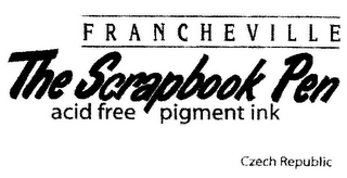 FRANCHEVILLE THE SCRAPBOOK PEN logo