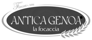 FRANCONE 1896 ANTICA GENOA LA FOCACCIA logo