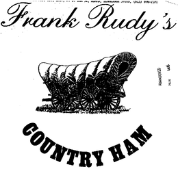 FRANK RUDY'S COUNTRY HAM logo