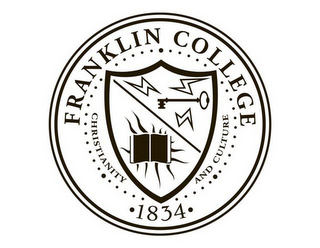 FRANKLIN COLLEGE 1834 CHRISTIANITY AND CULTURE logo