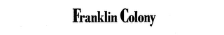 FRANKLIN COLONY logo