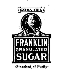 FRANKLIN GRANULATED SUGAR EXTRA FINE STANDARD OF PURITY logo
